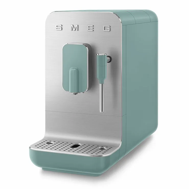 اسپرسوساز اتوماتیک اسمگ (SMEG) مدل BCC02 رنگ سبز مات با نازل بخار