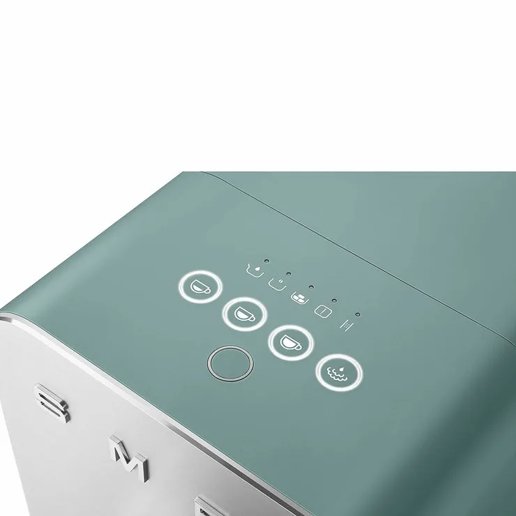 اسپرسوساز اتوماتیک اسمگ (SMEG) مدل BCC02 رنگ سبز مات با نازل بخار