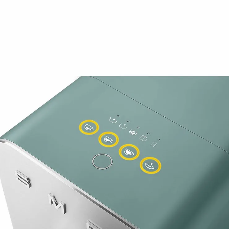 اسپرسوساز اتوماتیک اسمگ (SMEG) مدل BCC02 رنگ سبز مات با نازل بخار