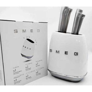 ست چاقو اسمگ 7 پارچه رنگ سفید KBSF01WH
