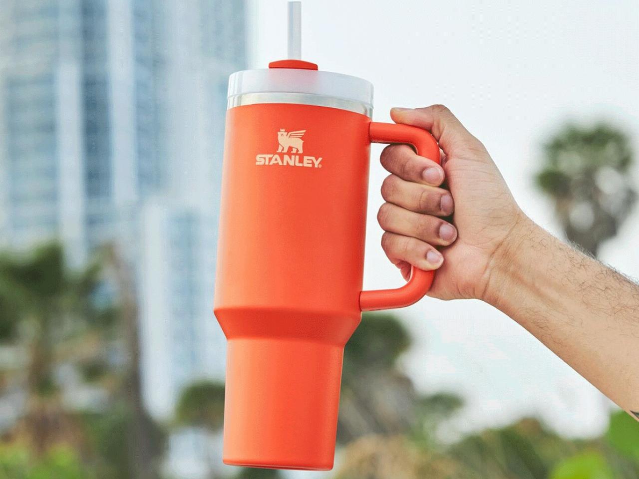 ماگ استنلی مدل TUMBLER گنجایش 1.18 لیتر رنگ نارنجی
