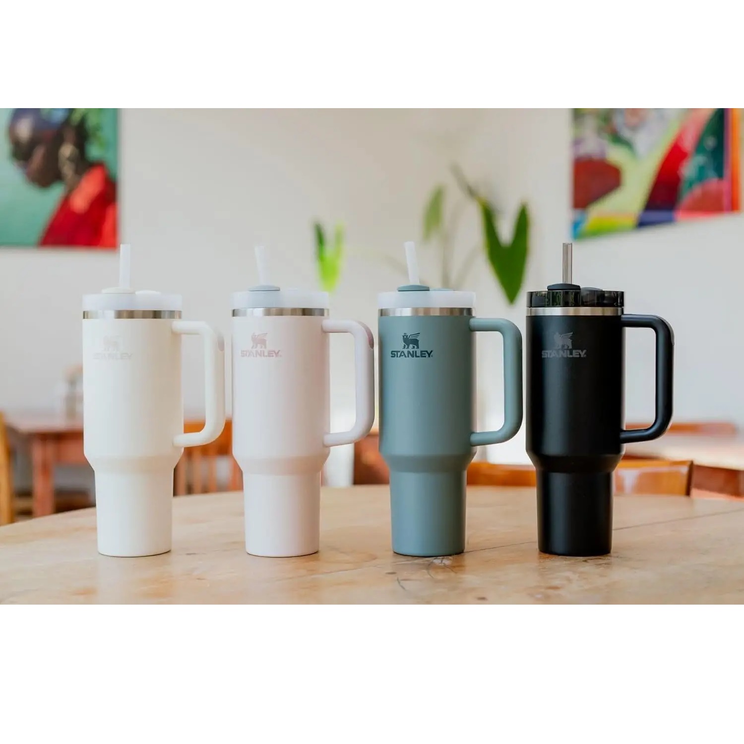 ماگ استنلی مدل TUMBLER گنجایش 1.18 لیتر رنگ سرخابی