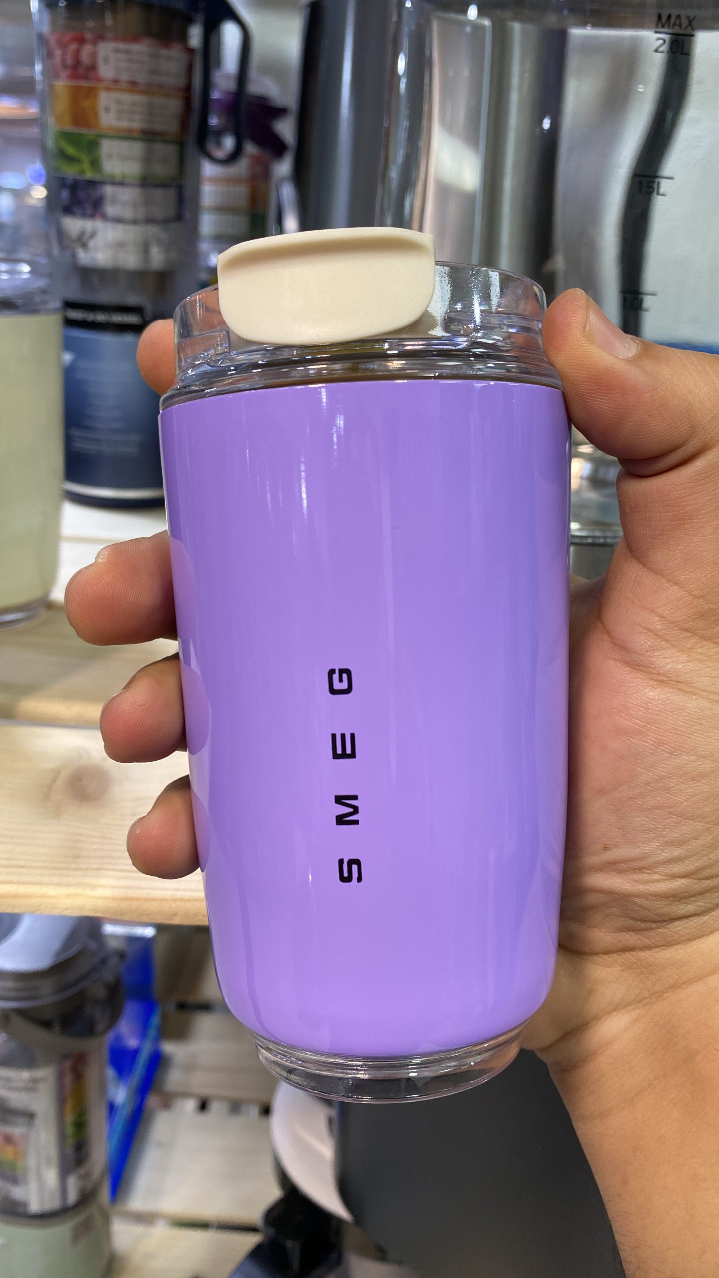 تراول ماگ اسمگ (SMEG) ایتالیا رنگ بنفش