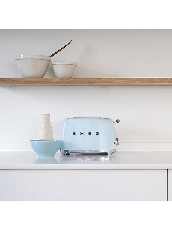 توستر 2 اسلایس اسمگ (SMEG) ایتالیا مدل TSF01 رنگ آبی