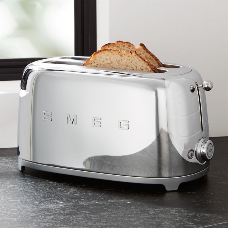 توستر 2 اسلایس اسمگ (SMEG) ایتالیا مدل TSF01 رنگ استیل