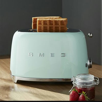 توستر 2 اسلایس اسمگ (SMEG) ایتالیا مدل TSF01 رنگ سبز