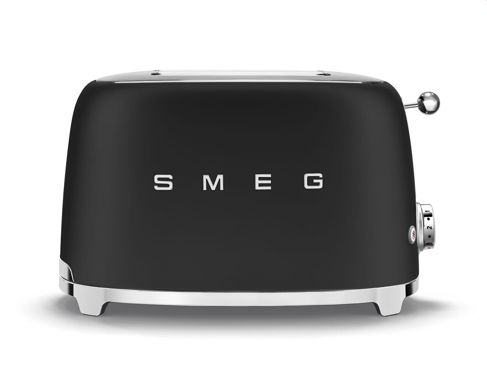 توستر 2 اسلایس اسمگ (SMEG) ایتالیا مدل TSF01 رنگ مشکی مات